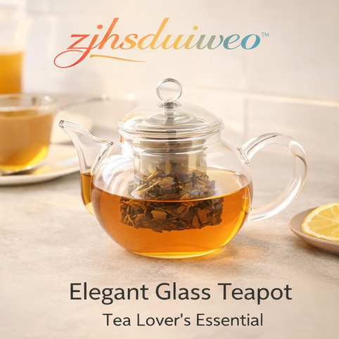 zjhsduiweo™ Elegant Glass Teapot - Tea Lover's Essential