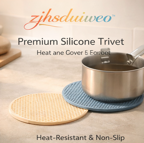 zjhsduiweo™ Premium Silicone Trivet - Heat-Resistant & Non-Slip